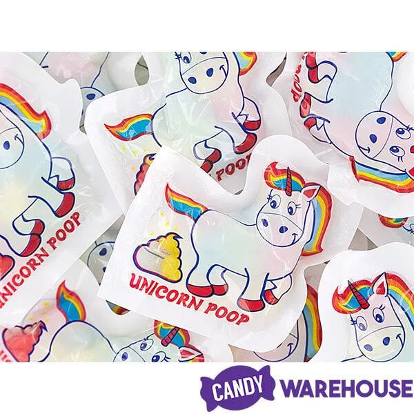 Unicorn Poop Jelly Bean Candy Packs: 24-Piece Bag