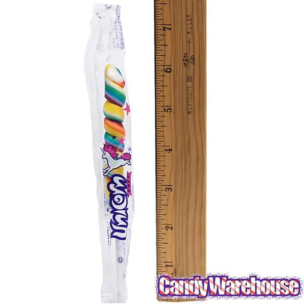 Unicorn Pops 0.4-Ounce Twist Suckers - Rainbow: 24-Piece Jar