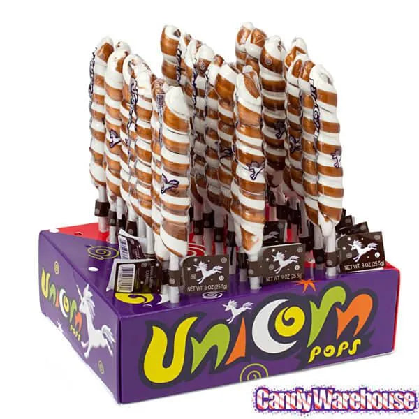 Unicorn Pops 0.9-Ounce Twist Suckers - Brown: 24-Piece Display