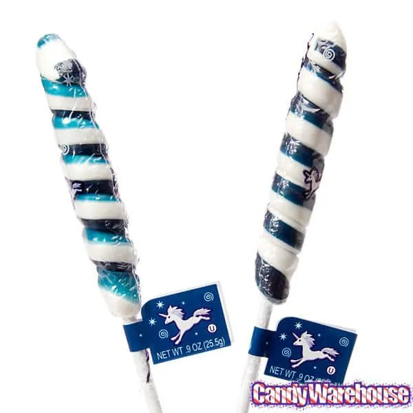 Unicorn Pops 0.9-Ounce Twist Suckers - Navy Blue: 24-Piece Display