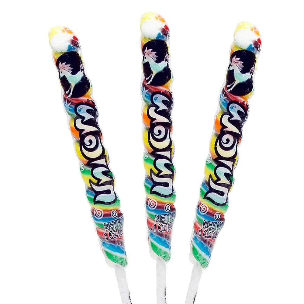 Unicorn Pops 1-Ounce Twist Suckers - Rainbow: 72-Piece Case