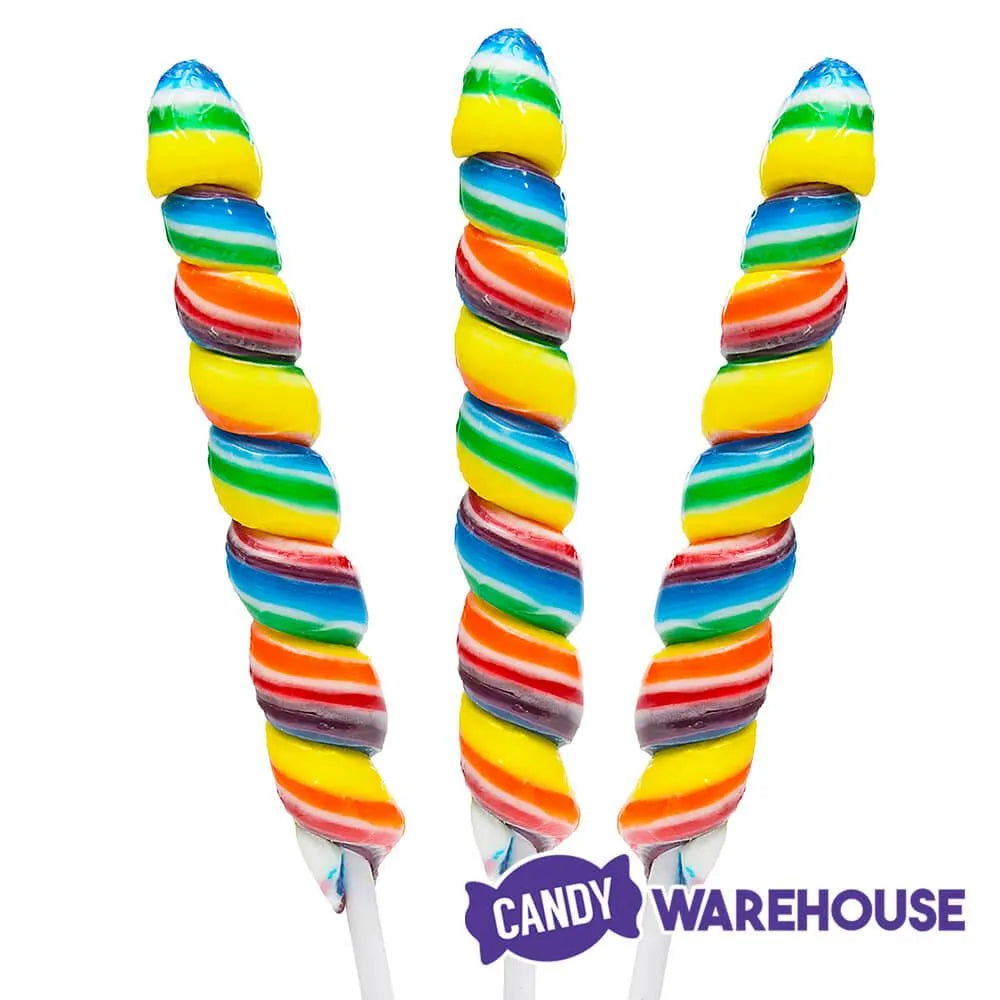 Unicorn Pops 1-Ounce Twist Suckers - Rainbow: 72-Piece Case