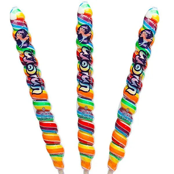 Unicorn Pops 2.5-Ounce Twist Suckers - Rainbow: 36-Piece Case