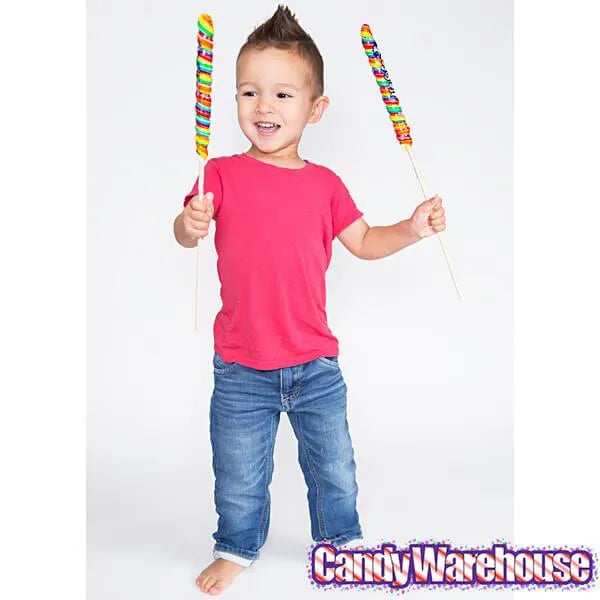 Unicorn Pops 2.5-Ounce Twist Suckers - Rainbow: 36-Piece Case