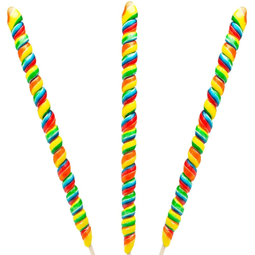 Unicorn Pops 4.5-Ounce Twist Suckers - Rainbow: 10-Piece Case