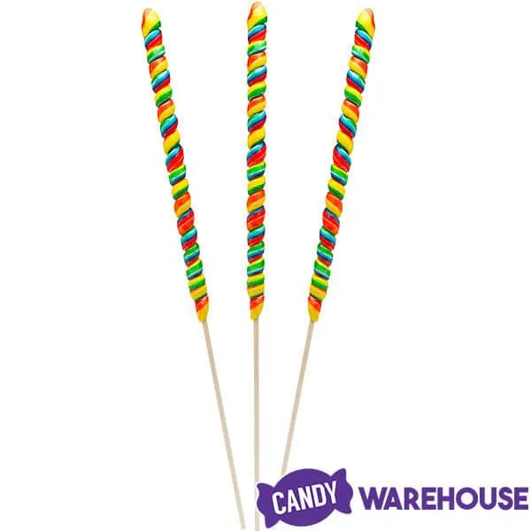 Unicorn Pops 4.5-Ounce Twist Suckers - Rainbow: 10-Piece Case