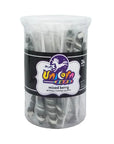 Unicorn Pops Twist Suckers - Black: 24-Piece Jar