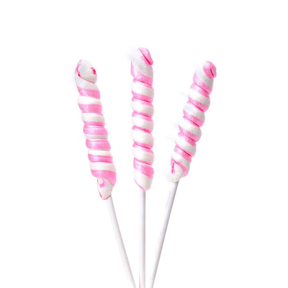 Unicorn Pops Twist Suckers - Light Pink: 24-Piece Jar