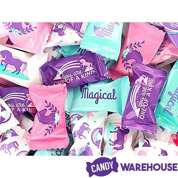 Unicorn Wrapped Buttermint Creams: 300-Piece Case