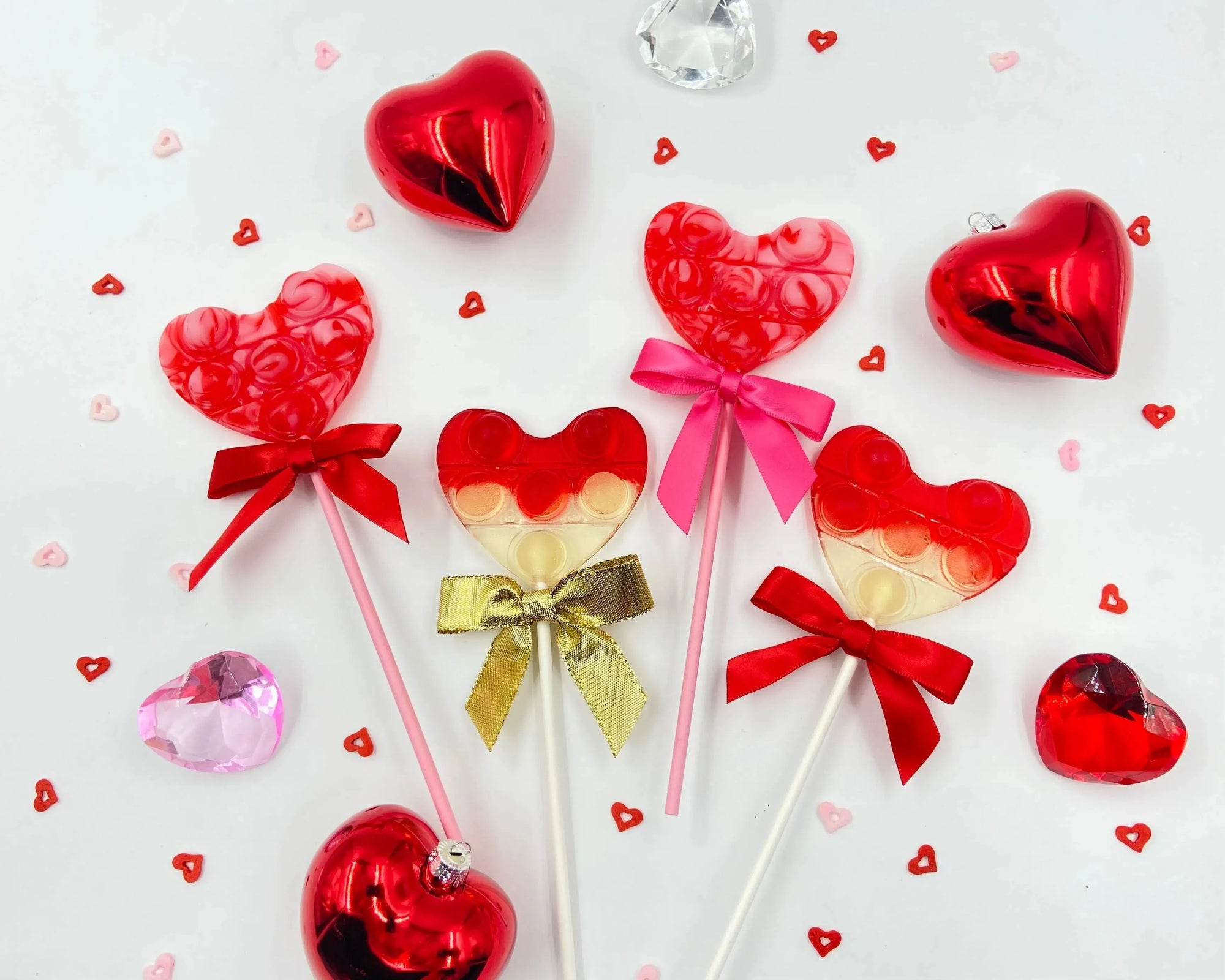 Pure Sugar Candy Love Fidget Pop Lollipop