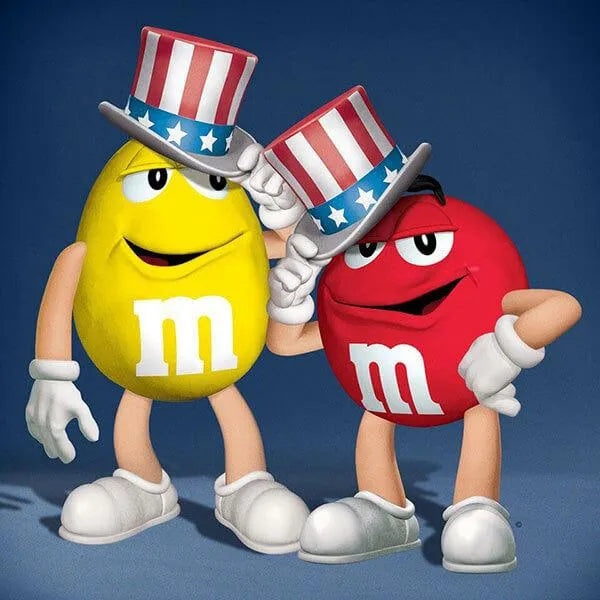 USA M&M's Candy: 62-Ounce Jar