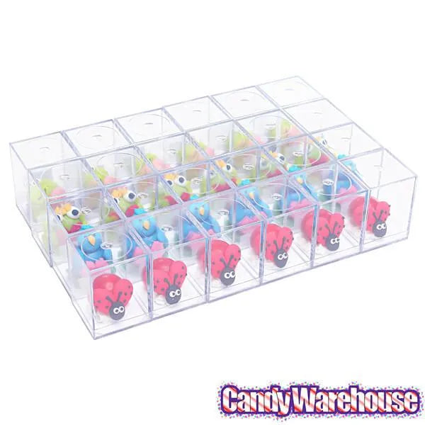 Valentine Bubblegum Buddies Candy Packs: 24-Piece Box