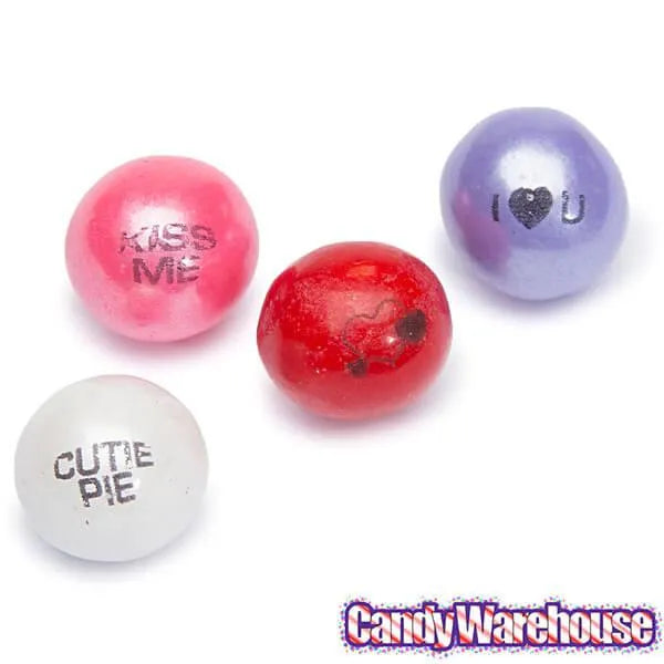 Valentine Conversation 1/2-Inch Gumballs: 2LB Bag