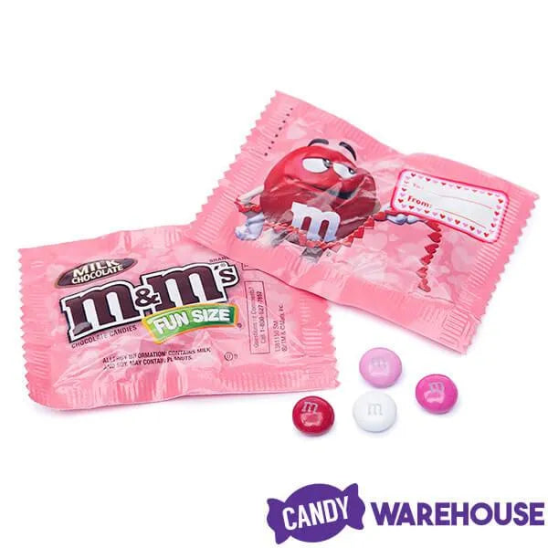 Valentine M&M's Candy Fun Size Packs: 26-Piece Bag