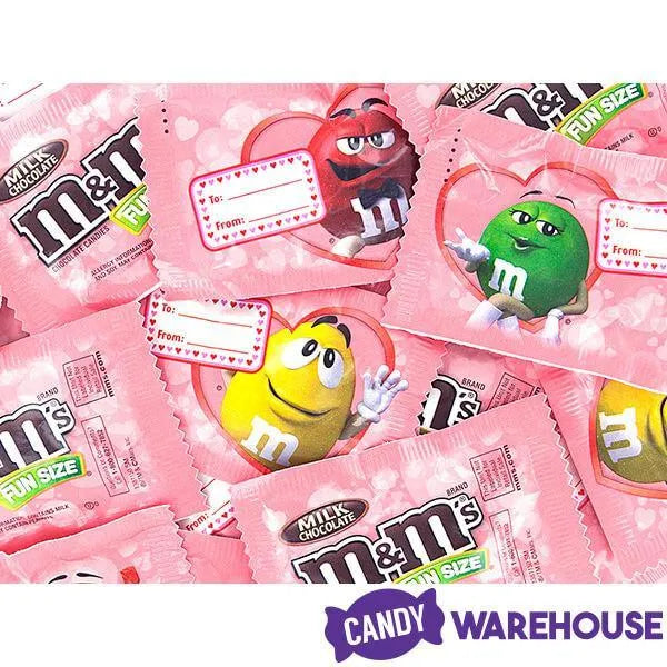 Valentine M&M's Candy Fun Size Packs: 26-Piece Bag