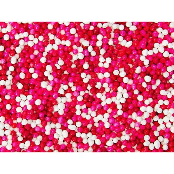 Valentine Nonpareils Sprinkles: 4.65-Ounce Bottle