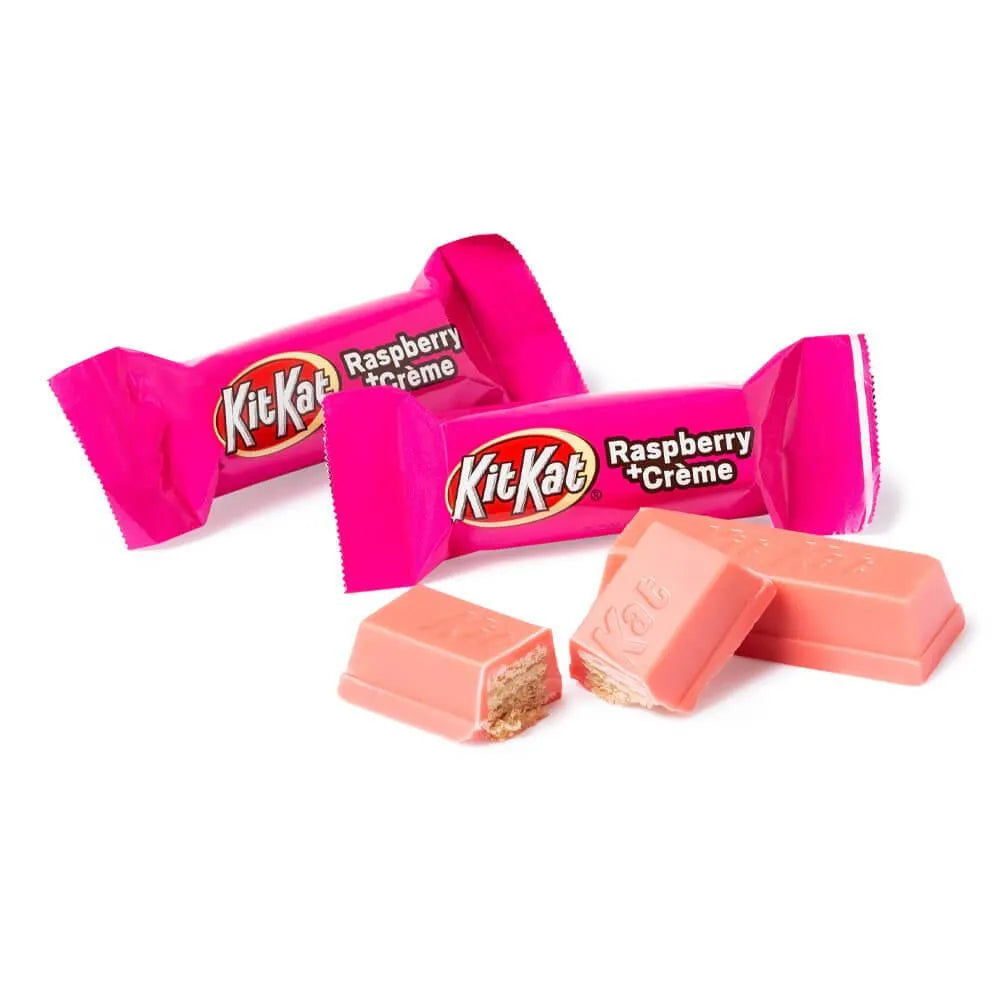 Valentine Raspberry Creme Kit Kat Minis Candy: 8.8-Ounce Bag