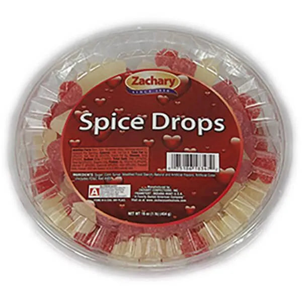 Valentine Spice Drops Candy: 24-Ounce Tub