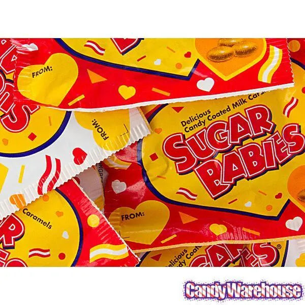 Valentine Sugar Babies Snack Size Packs: 25-Piece Bag