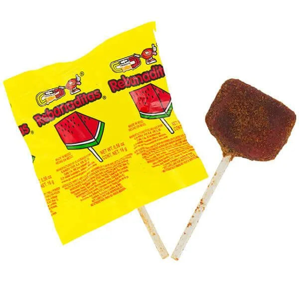 Vero Rebanaditas Chili Lollipops: 40-Piece Bag