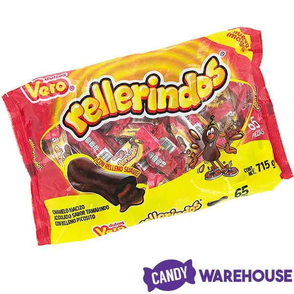 Vero Rellerindos Chili Filled Tamarind Hard Candy: 65-Piece Bag