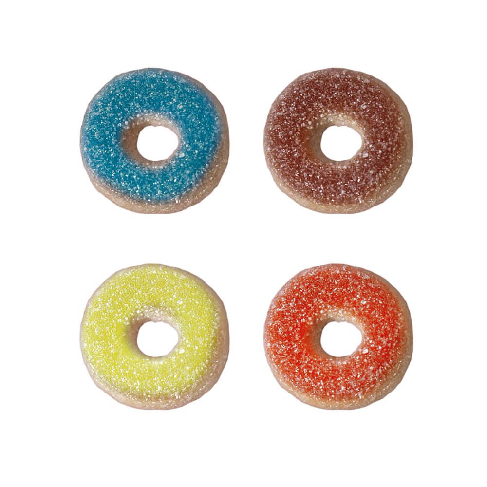 Vidal Gummi "Glazed" Donuts: 1KG Bag