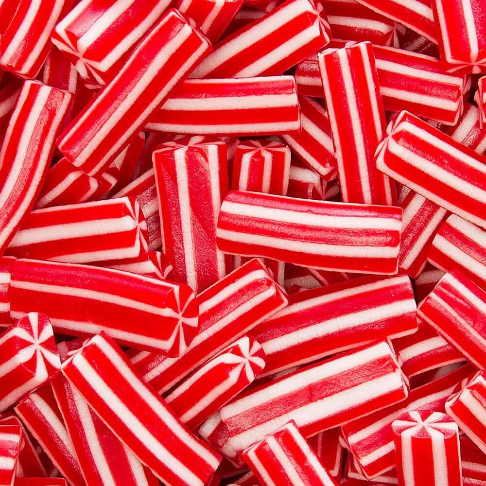 Vidal Mini Licorice Candy Canes: 2KG Bag