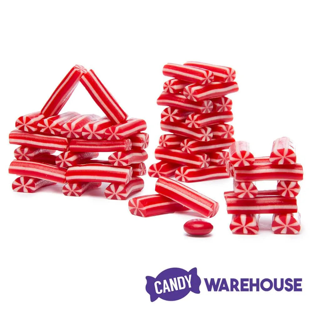 Vidal Mini Licorice Candy Canes: 2KG Bag