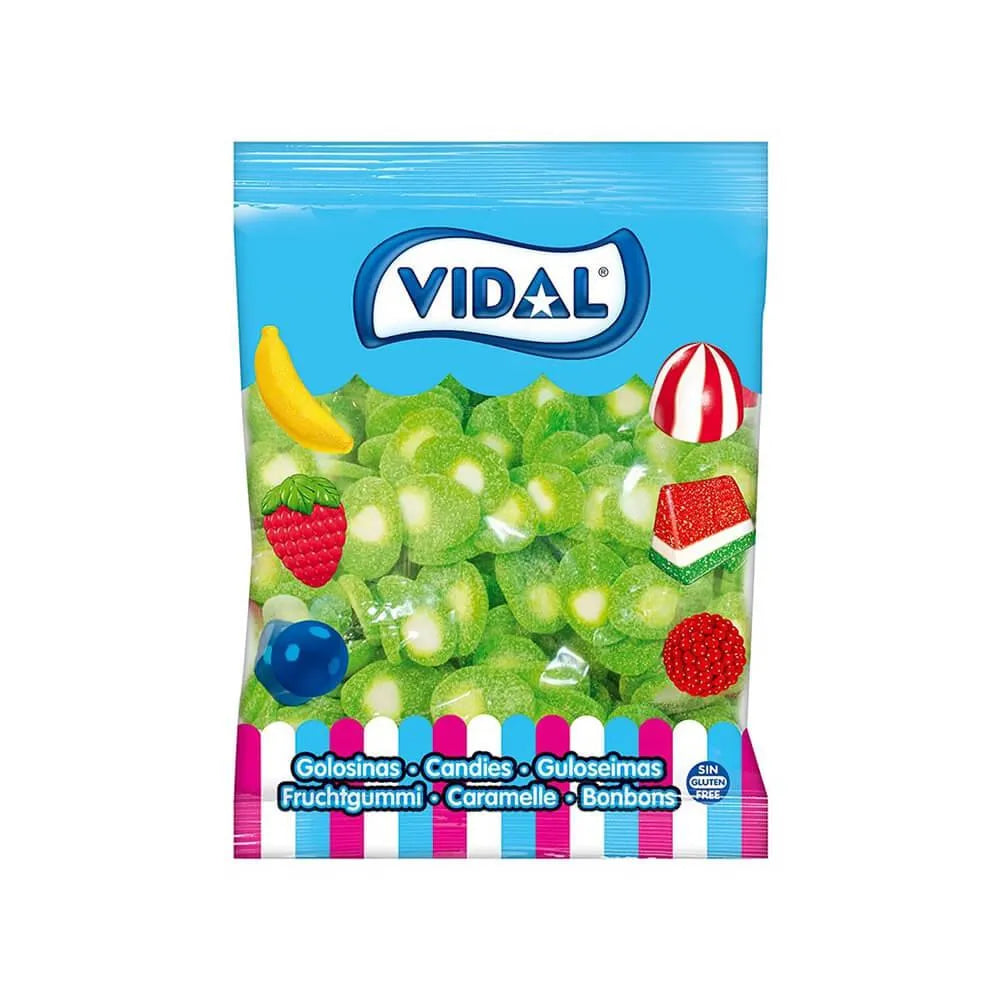 Vidal Sour Kiwi Slices: 1KG Bag