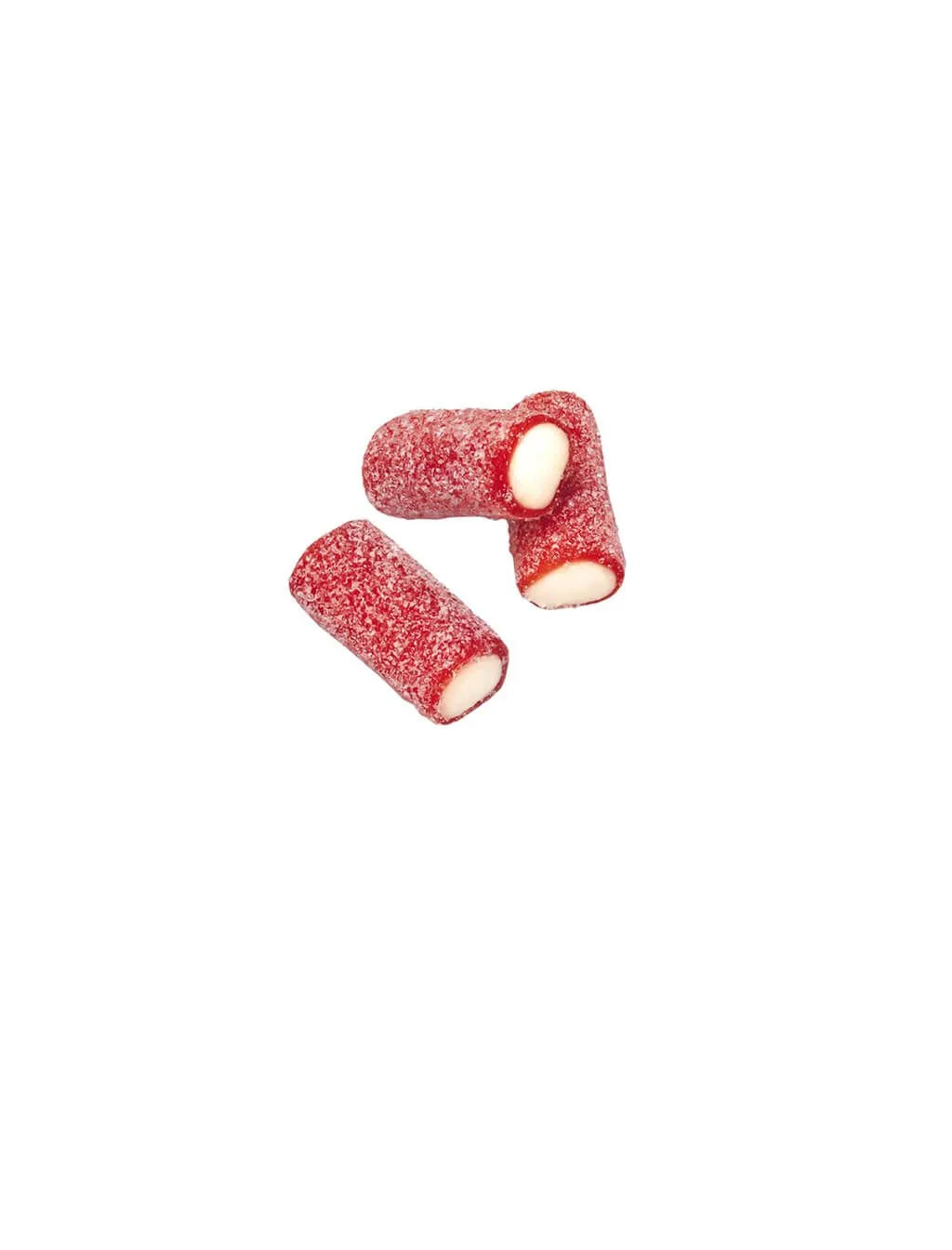 Vidal Sour Strawberry Filled Licorice Bites: 1KG Bag