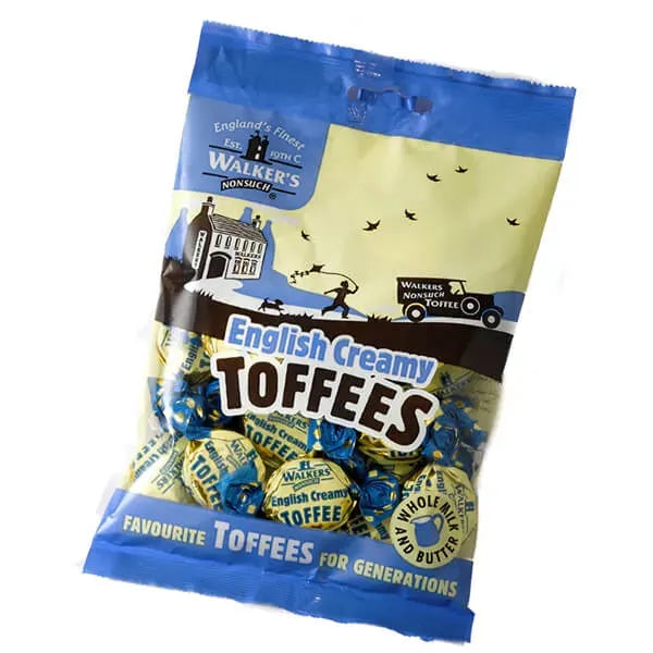 Walker's Nonsuch English Creamy Toffees Candy: 20-Piece Bag