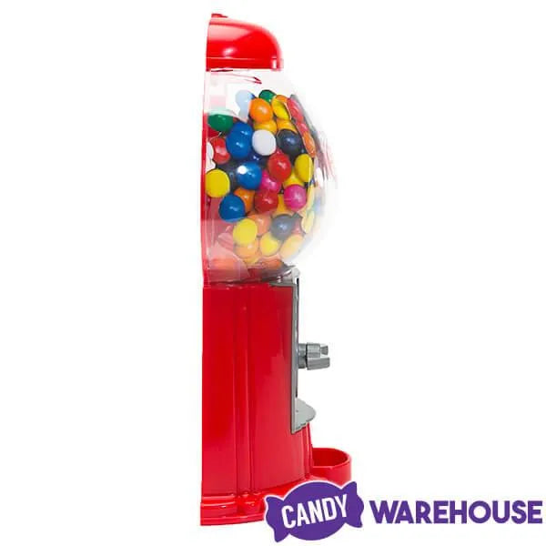 Wall Mounted 10.5-Inch Gumball Machine Dispenser with Gumballs