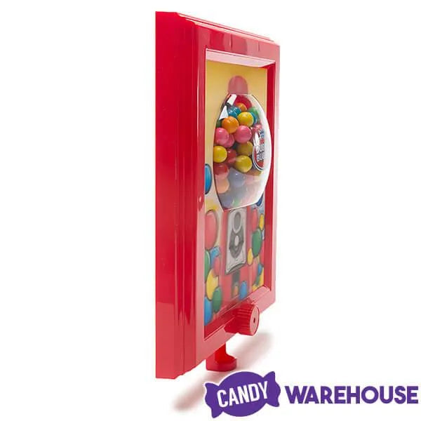 Wall Mounted Gumball Machine Dispenser Frame with Gumballs