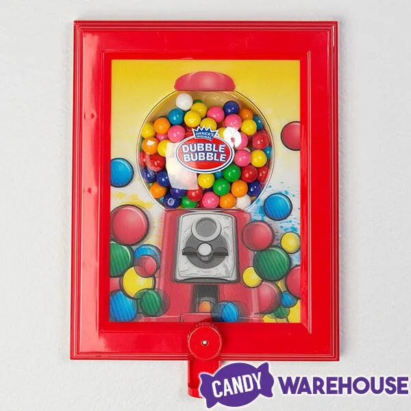 Wall Mounted Gumball Machine Dispenser Frame with Gumballs