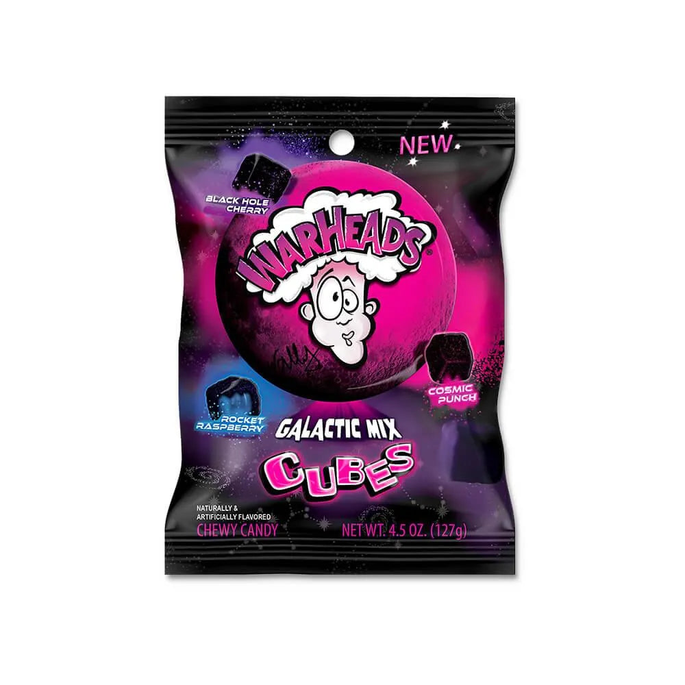 Warheads Galactic Cubes 4.5-Ounce Bags: 12-Piece Box