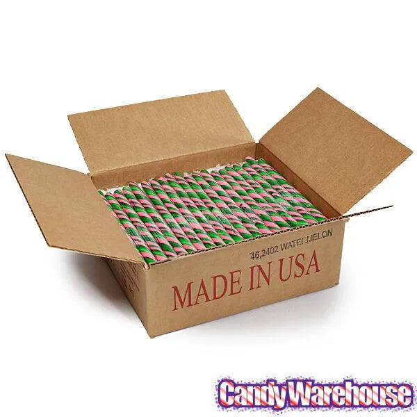 Watermelon Hard Candy Sticks: 100-Piece Box