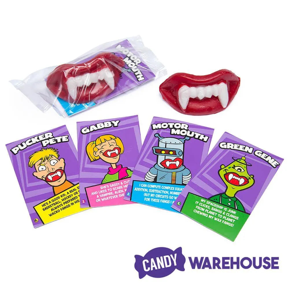 Wax Fangs Candy: 24-Piece Box