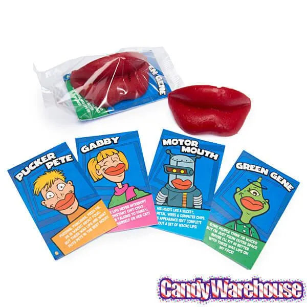 Wax Lips Candy: 24-Piece Box