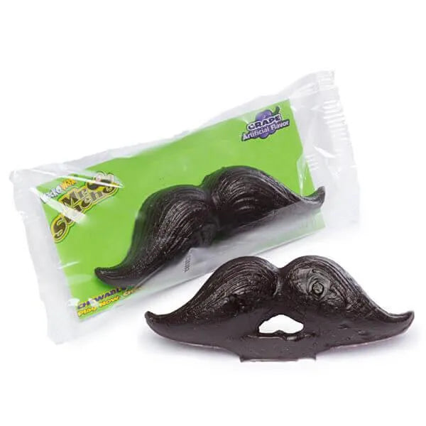 Wax Mustache Candy: 24-Piece Box