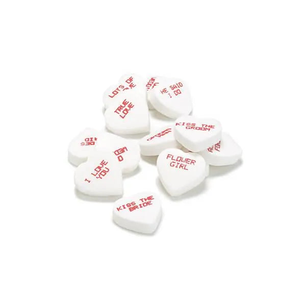 Wedding Conversation Candy Hearts: 14-Ounce Bag