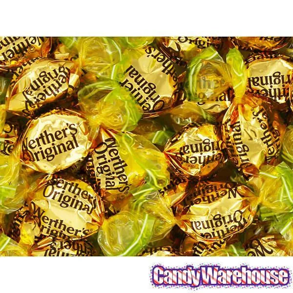 Werther's Original Caramel Apple Filled Hard Candy 2.65-Ounce Peg Bags: 12-Piece Case