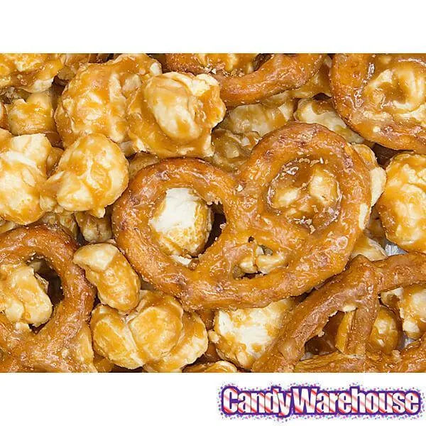 Werther's Original Caramel Popcorn with Sea Salt Pretzels Candy Packs: 6-Piece Box