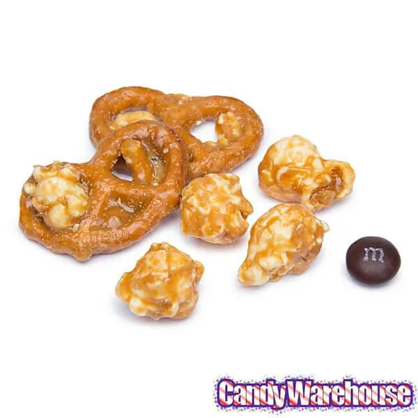 Werther's Original Caramel Popcorn with Sea Salt Pretzels Candy Packs: 6-Piece Box