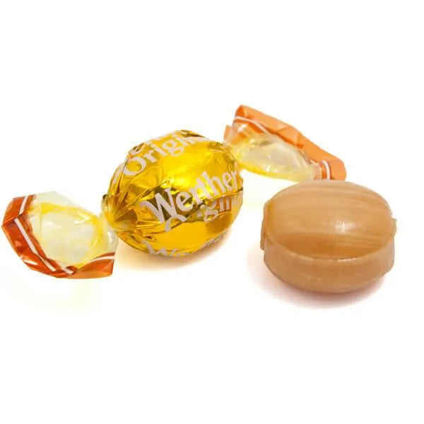 Werther's Original Creamy Caramel Filled Hard Candy 2.65 Peg Bags: 12-Piece Case