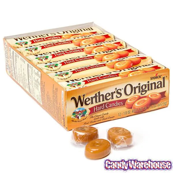 Werther's Original Hard Candy Packs: 12-Piece Box