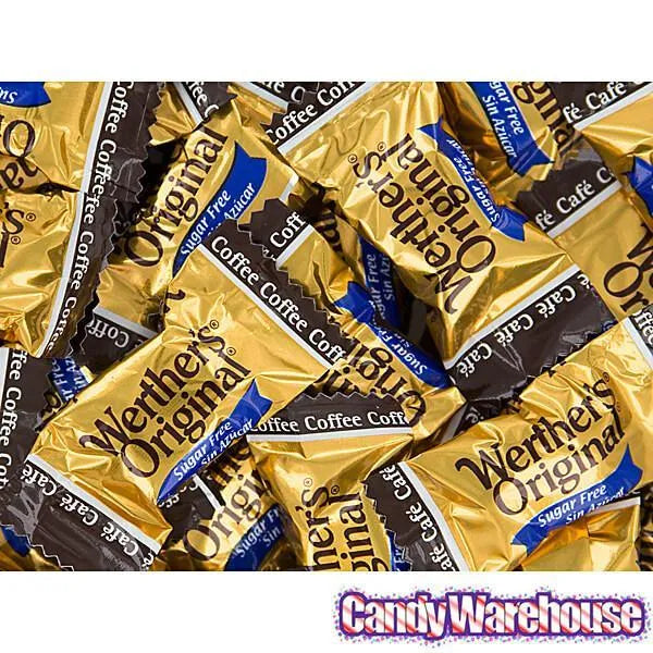 Werther's Original Sugar Free Caramel Coffee Hard Candy: 1LB Box