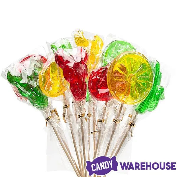 Western Hard Candy Lollipops: 12-Piece Bag