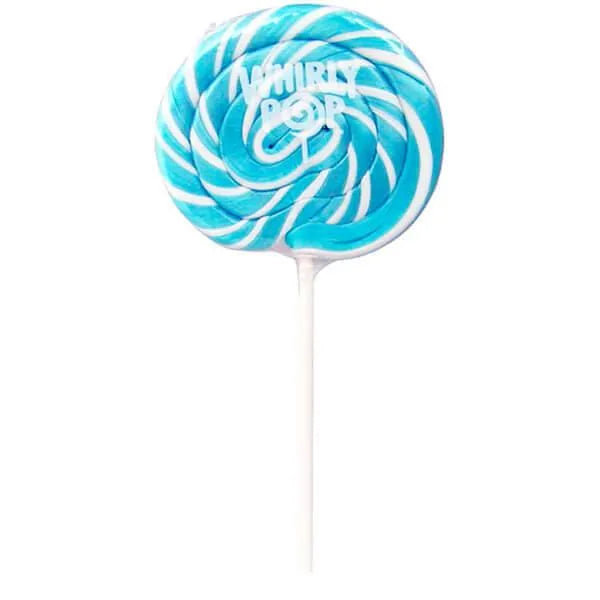 Whirly Pop 1.5-Ounce Swirl Suckers - Light Blue: 24-Piece Display