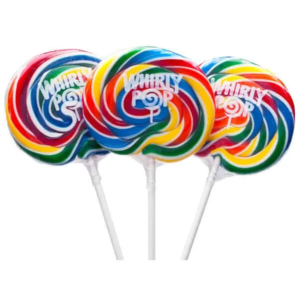 Whirly Pop 1.5-Ounce Swirl Suckers - Rainbow: 24-Piece Display