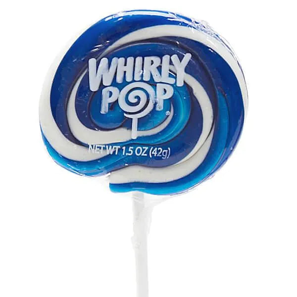 Whirly Pop 1.5-Ounce Swirl Suckers - Royal Blue: 24-Piece Display